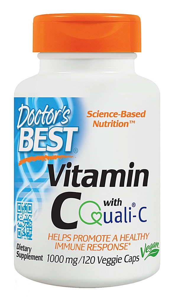 Витамин С с Quali®-C - 1000 мг - 120 вегетарианских капсул - Doctor's Best Doctor's Best