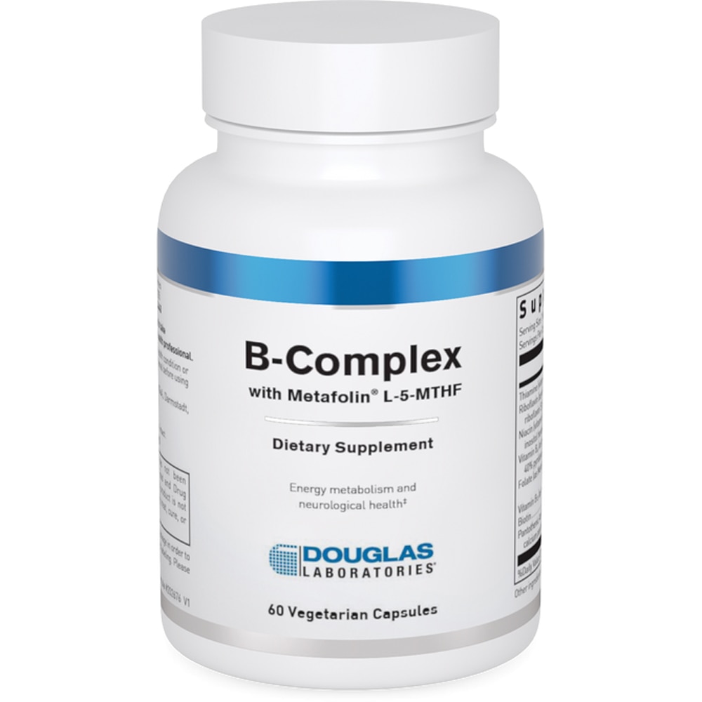 B-Complex с Metafolin L-5-MTHF - 60 вегетарианских капсул - Douglas Laboratories Douglas Laboratories