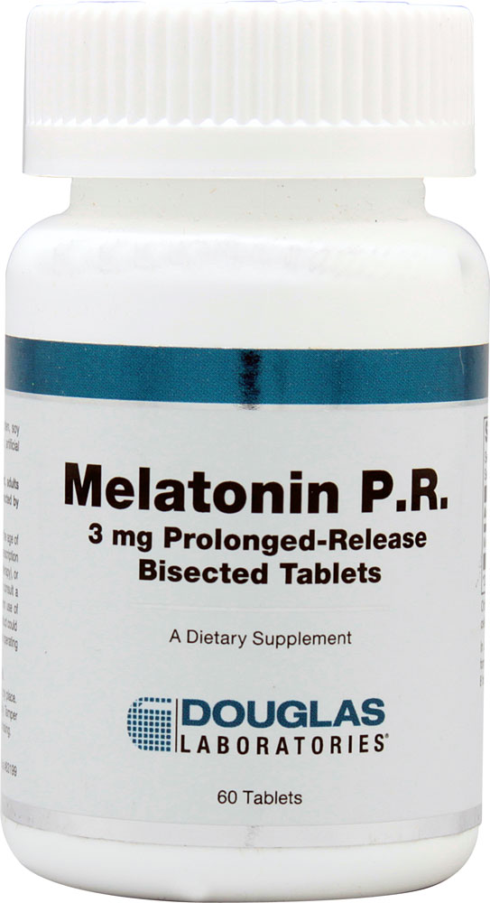 Melatonin P.R. -- 3 mg - 60 Tablets (Таблетки) Douglas Laboratories