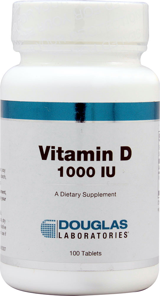 Vitamin D -- 1000 IU - 100 Tablets (Таблетки) Douglas Laboratories