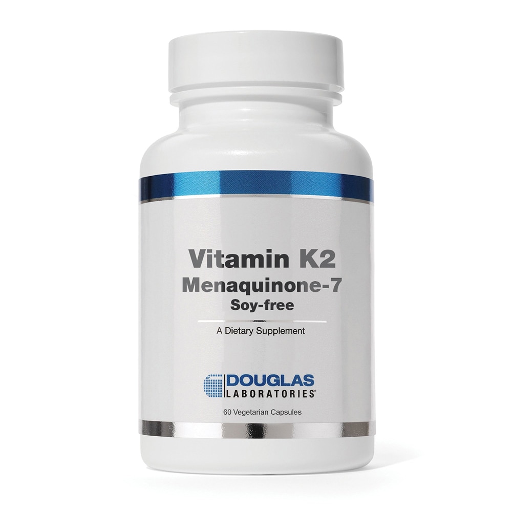 Vitamin K2 Menaquinone-7 -- 60 Vegetarian Capsules (Вегетарианские капсулы) Douglas Laboratories