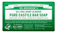 All-One Pure-Castile Bar Soap Hemp Almond -- 5 oz Dr. Bronner's