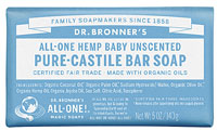 Мыло Dr. Bronner's Magic Soaps All-One Hemp Pure-Castile Soap Baby-Mild - 5 унций Dr. Bronner's