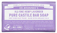 All-One Pure-Castile Bar Soap Hemp Lavender -- 5 oz Dr. Bronner's