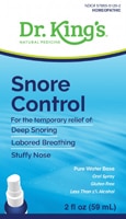 King Bio Snore Control™ — 2 жидких унции Dr. King's Natural