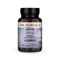 Доктор Меркола биодинамическая жевательная солодка – 60 таблеток Dr. Mercola