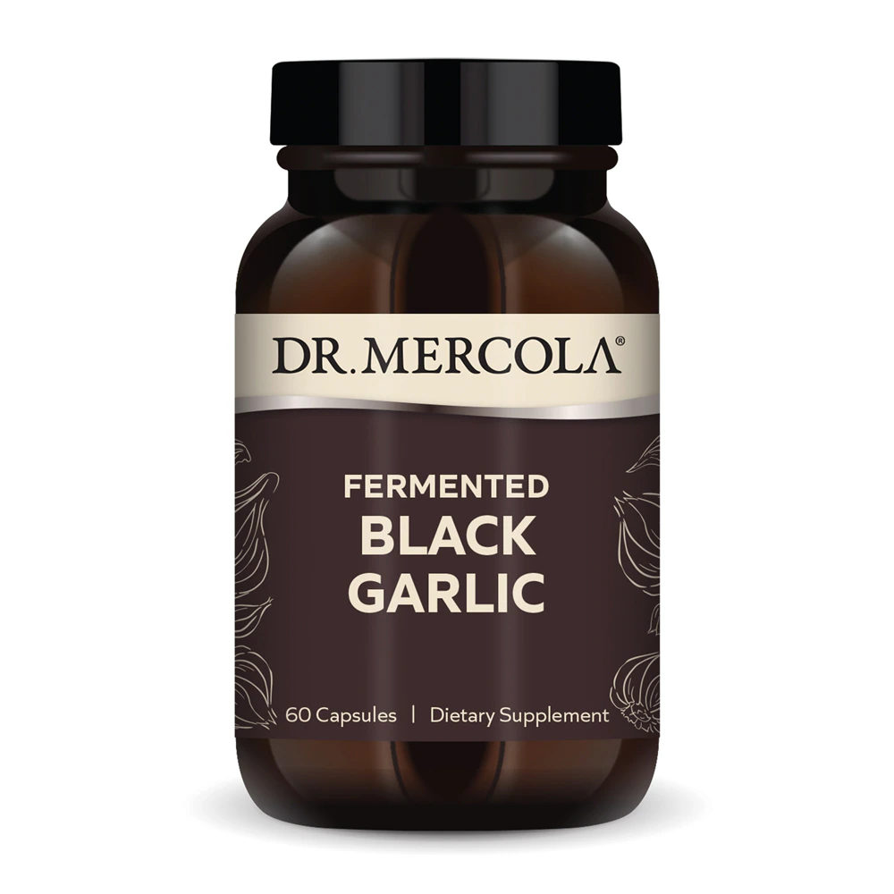 Ферментированный черный чеснок - 60 капсул - Dr. Mercola Dr. Mercola