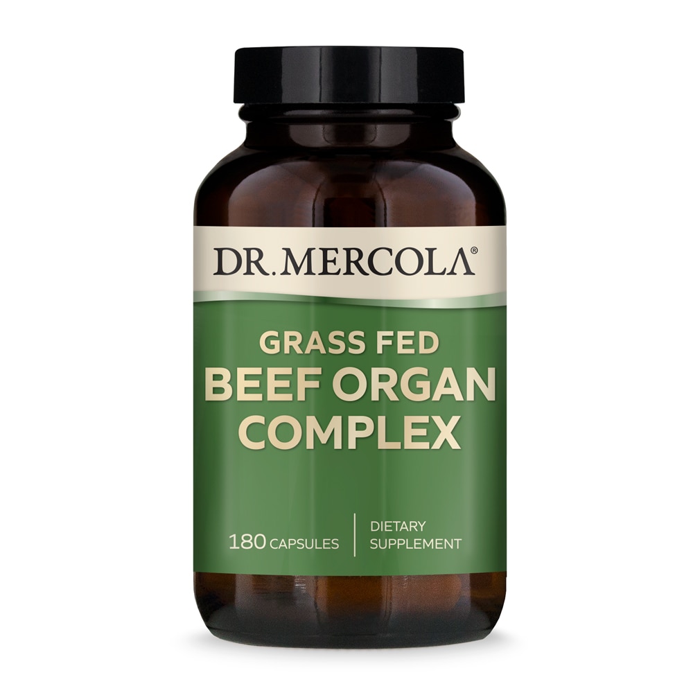 Комплекс органов говядины на травяном откорме - 180 капсул - Dr. Mercola Dr. Mercola