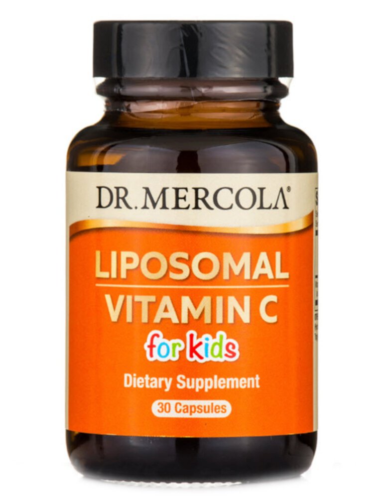 Липосомальный Витамин C для детей - 125 мг - 30 капсул - Dr. Mercola Dr. Mercola