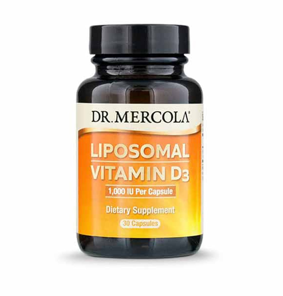 Липосомальный витамин D3 Dr. Mercola - 1000 МЕ - 30 капсул Dr. Mercola