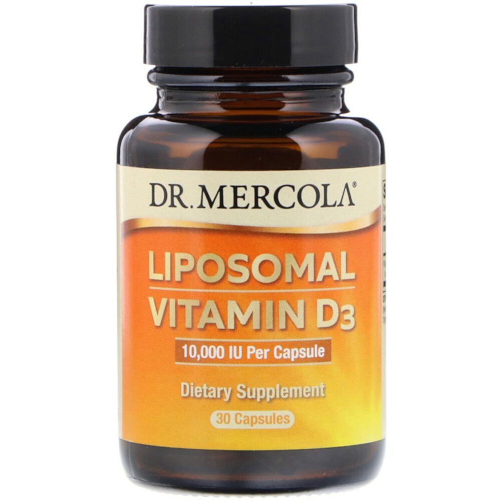 Липосомальный Витамин D3 - 10000МЕ - 30 капсул - Dr. Mercola Dr. Mercola