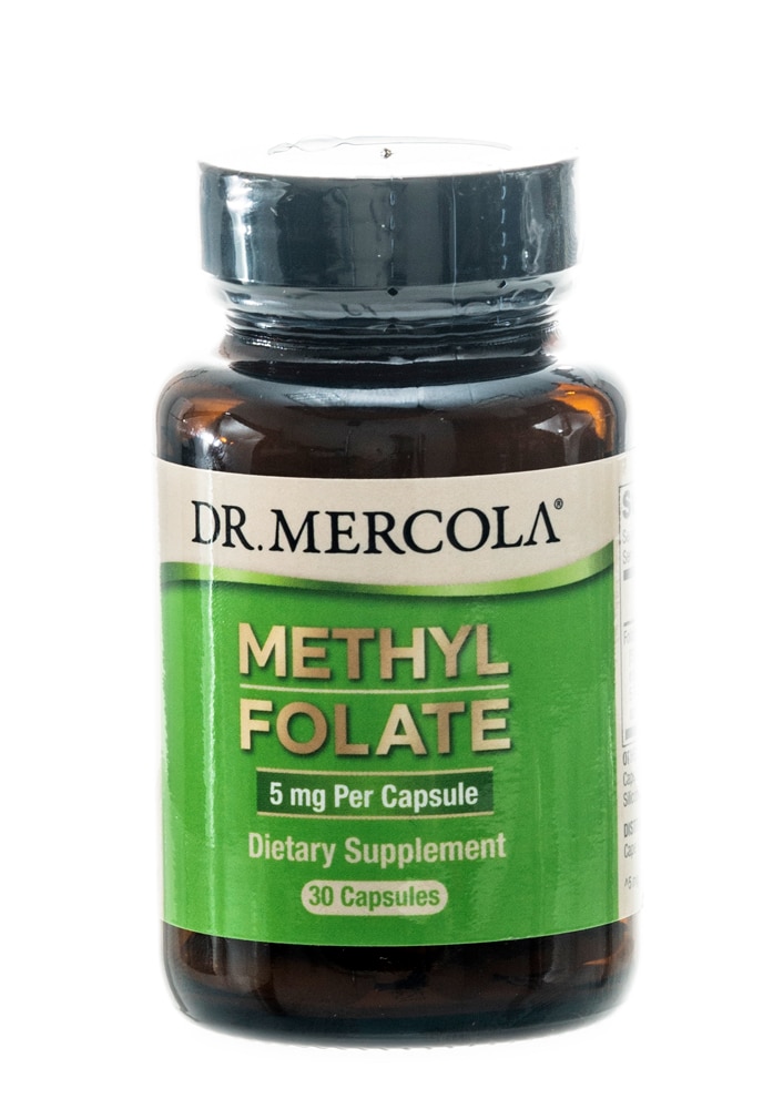 Д-р Меркола Метилфолат - 5 мг - 30 капсул Dr. Mercola