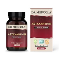 Organic Astaxanthin -- 4 mg - 90 Capsules (Капсулы) Dr. Mercola