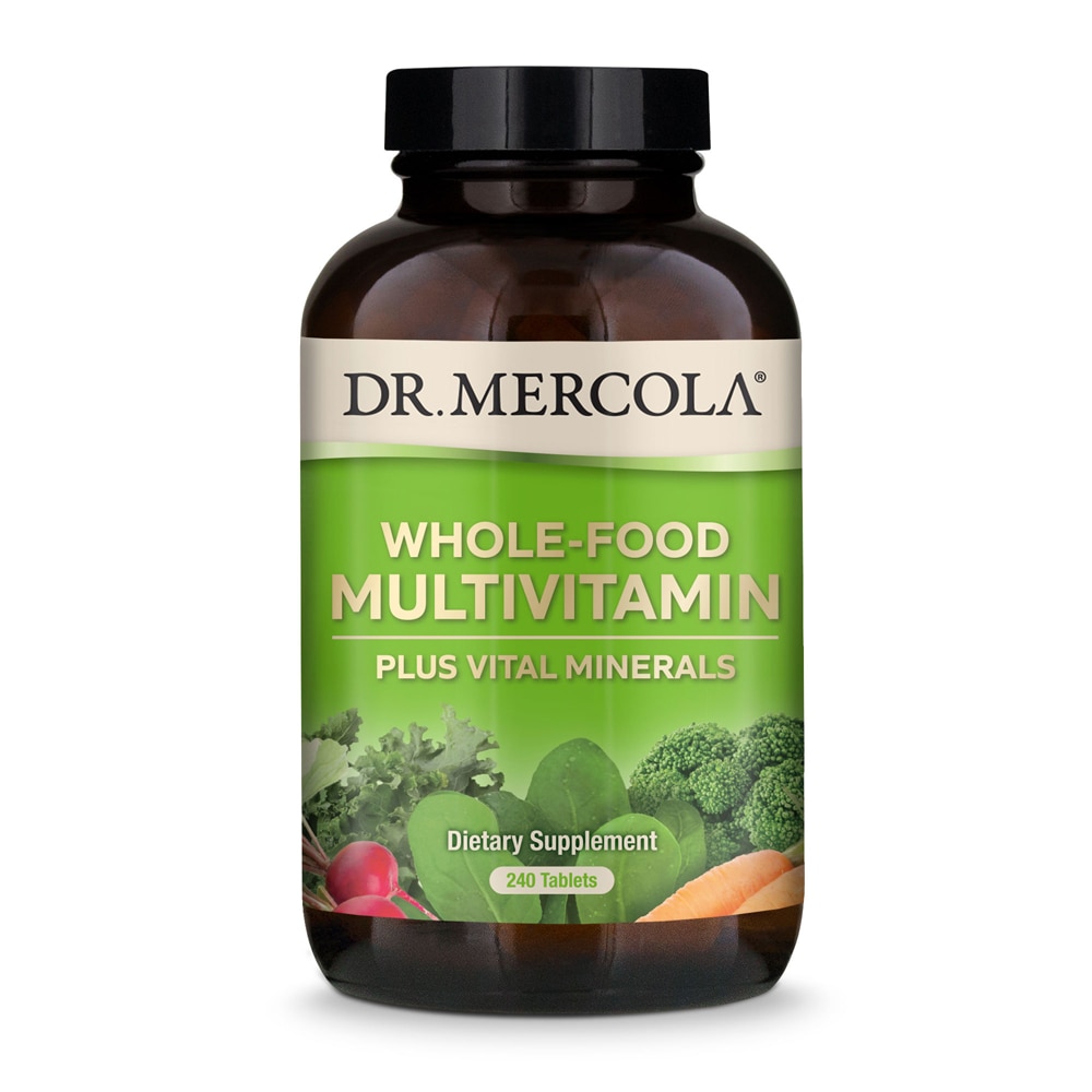 Мультивитамин Whole Food Plus - 240 таблеток - Dr. Mercola Dr. Mercola