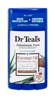 Кокосовое масло-дезодорант без алюминия Dr. Teal's — 2,65 унции Dr. Teal's