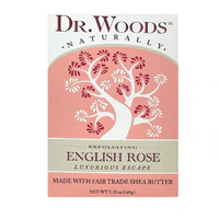 Naturally Exfoliating Bar Soap English Rose -- 5.25 oz Dr. Woods