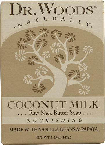 Naturally Bar Soap Nourishing Coconut Milk -- 5.25 oz Dr. Woods