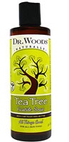 Натуральное кастильское мыло Dr. Woods с чайным деревом и маслом ши, продаваемым по принципам справедливой торговли, 8 жидких унций Dr. Woods