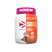 ISO 100 Гидролизованный Протеиновый Порошок, Dunkin Mocha Latte - 650 мл - Dymatize Dymatize