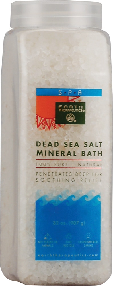 Earth Therapeutics Минеральная ванна с солью Мертвого моря -- 32 унции Earth Therapeutics