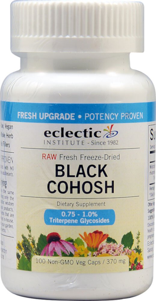 Black Cohosh -- 400 mg - 100 Vegetarian Capsules (Вегетарианские капсулы) Eclectic Institute