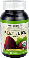 Freeze Dried Fresh Beet Juice Powder (Порошок) -- 3.2 oz (Унции) Eclectic Institute