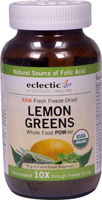 Lemon Greens Whole Food Powder (Порошок) -- 3.2 oz (Унции) Eclectic Institute