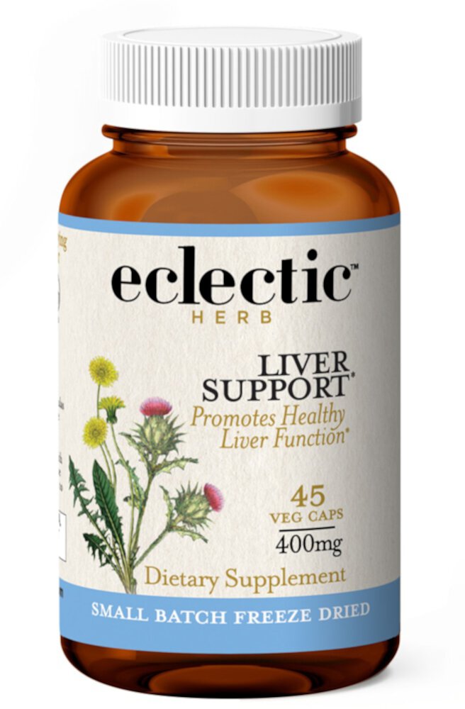 Liver Support -- 400 mg - 45 Capsules (Капсулы) Eclectic Institute