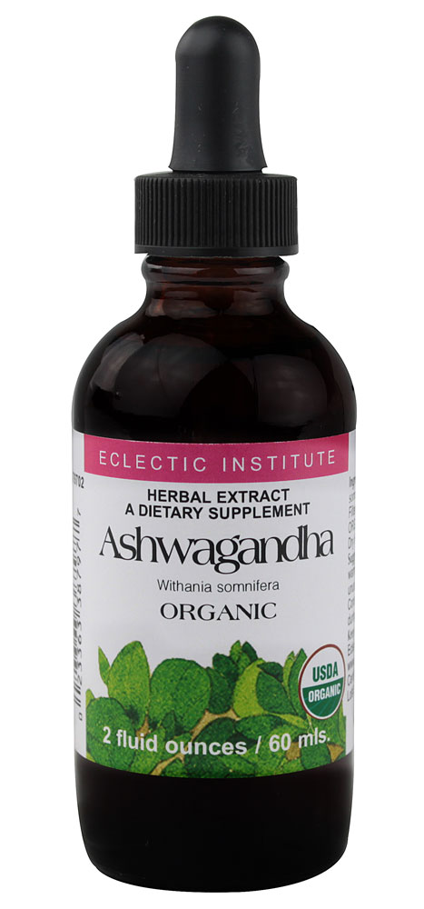 Organic Ashwagandha Herbal Extract -- 2 fl oz (Жидкие унции) Eclectic Institute