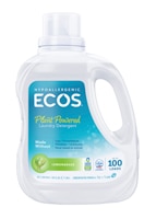ECOS Гипоаллергенный стиральный порошок Лемонграсс -- 100 жидких унций ECOS