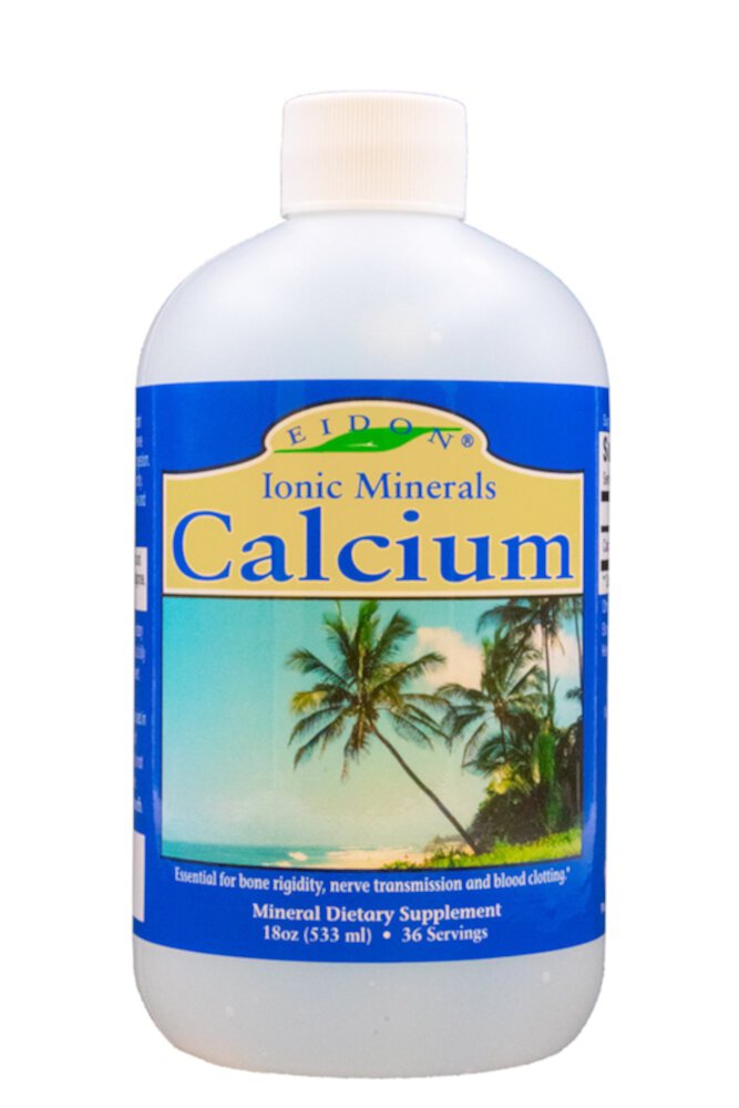 Calcium -- 18 fl oz (Жидкие унции) Eidon Ionic Minerals