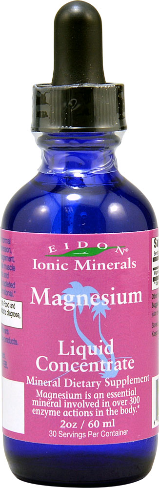 Магний, жидкий концентрат - 59 мл - Eidon Ionic Minerals Eidon Ionic Minerals