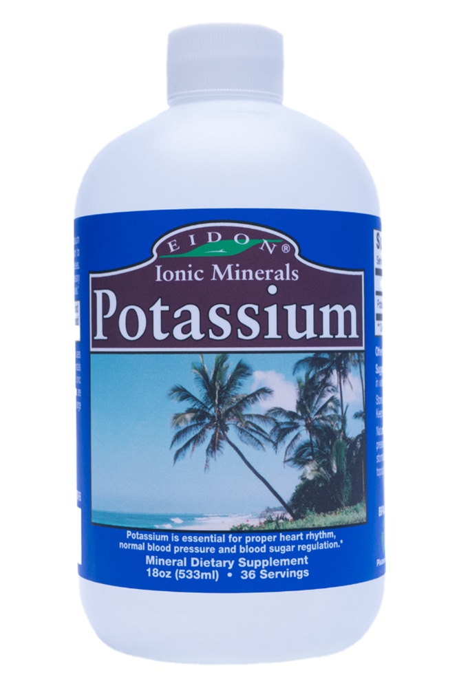 Potassium -- 18 fl oz (Жидкие унции) Eidon Ionic Minerals