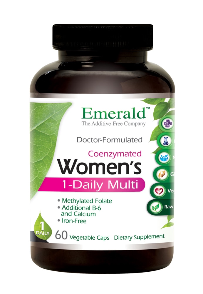 1 Daily Women's Multi -- 60 Vegetable Capsules (Растительные капсулы) Emerald Labs