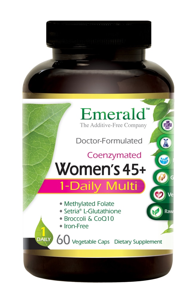 Emerald Labs 1 мультивитаминный комплекс для женщин старше 45 лет — 60 растительных капсул Emerald Labs