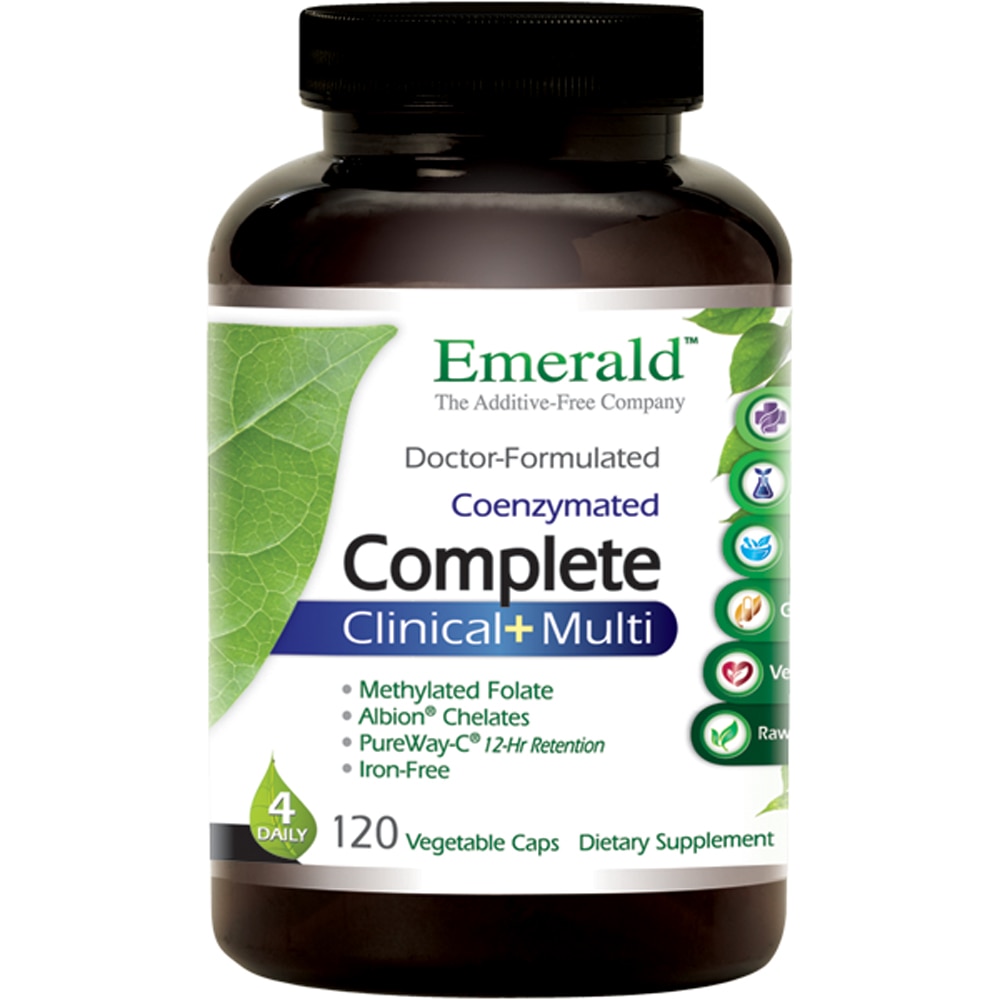 Complete Clinical Plus Multi -- 120 Vegetable Capsules (Растительные капсулы) Emerald Labs