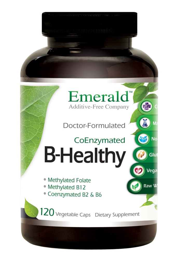 Emerald Labs CoEnzymated B Healthy -- 120 растительных капсул Emerald Labs