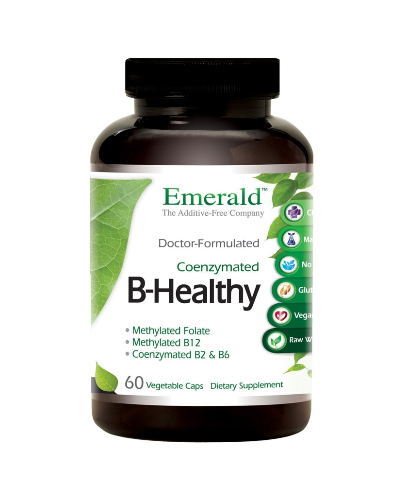Emerald Labs CoEnzymated B-Healthy -- 60 растительных капсул Emerald Labs