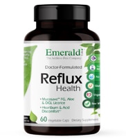 Reflux Health -- 60 Vegetable Caps Emerald Labs