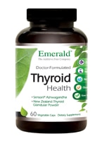 Здоровье щитовидной железы - 60 растительных капсул - Emerald Labs Emerald Labs