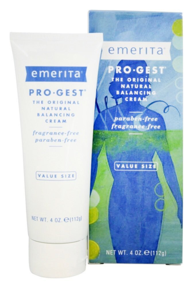 Pro-Gest® Cream (Крем) -- 4 oz (Унции) Emerita