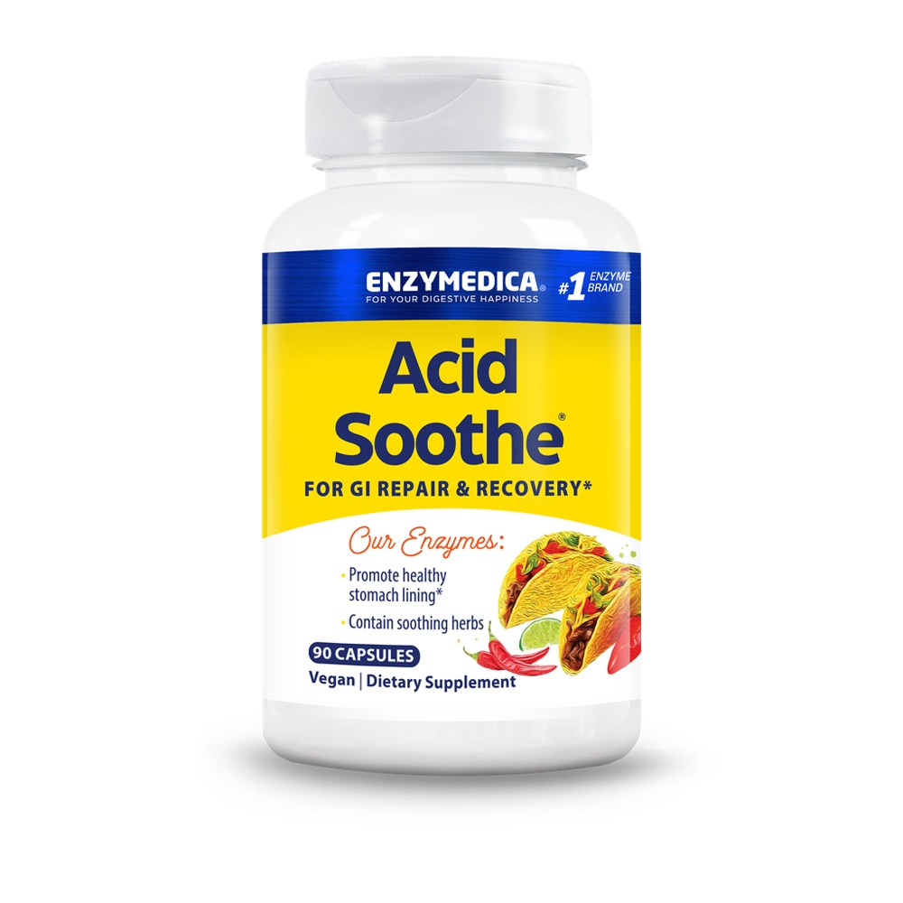 Acid Soothe -- 90 Capsules (Капсулы) Enzymedica