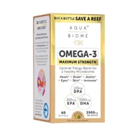 Aqua Biome™ Fish Oil Maximum Strength -- 60 Softgels (Мягкие капсулы) Enzymedica