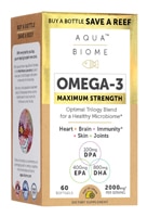 Максимальная сила рыбьего жира Enzymedica Aqua Biome™ -- 60 мягких желатиновых капсул Enzymedica