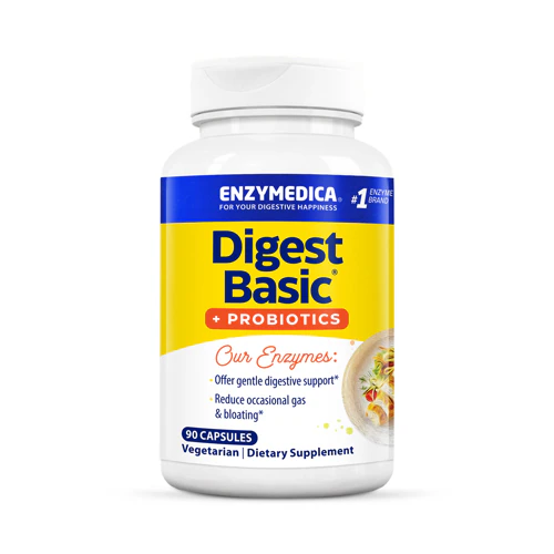 Digest Basic™ plus Probiotics - 90 капсул - Enzymedica Enzymedica