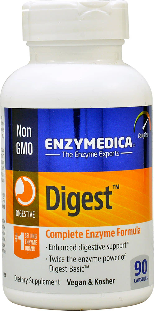 Digest™ Полная Формула Ферментов - 90 капсул - Enzymedica Enzymedica