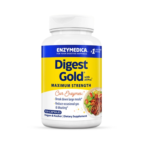 Digest Gold Maximum Strength with ATPro -- 120 Capsules (Капсулы) Enzymedica