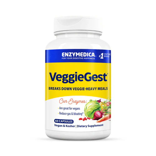 VeggieGest -- 60 Capsules (Капсулы) Enzymedica