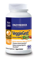 VeggieGest™, 90 капсул Enzymedica