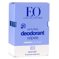 EO Natural Deodorant Wipe French Lavender — 6 салфеток EO